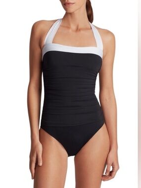 Lauren Ralph Lauren Halter One-Piece Swimsuit